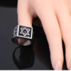 O1CN01dAiD7e1G4BxvDLPpz__990370568-0-cib Wholesale Titanium Steel Hexagram Star Retro Stainless Steel Star Personalized Rings