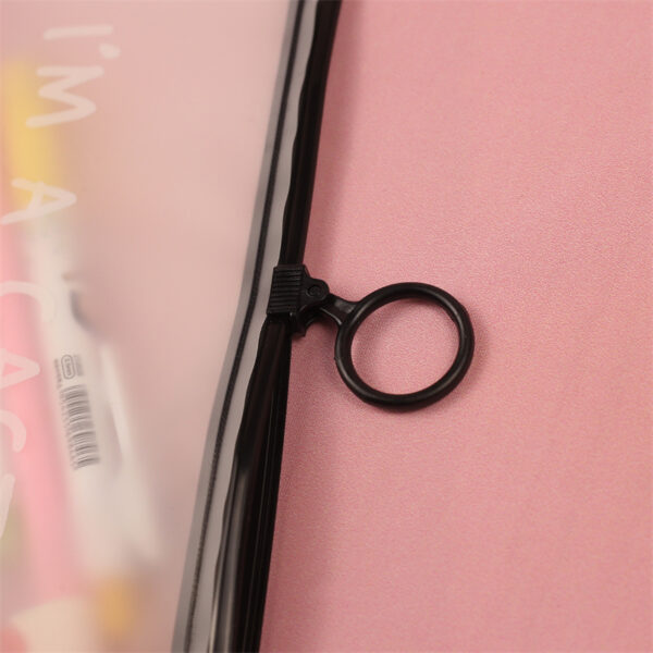 Wholesale Plastic Cartoon Cactus Zipper Document Bag