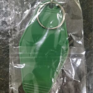 Dark green room card