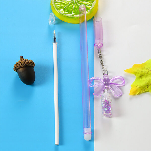 Wholesale Plastic Butterfly Drift Bottle Pendant Pendant Ballpoint Pen