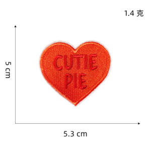 6# love hot Sol cloth stickers