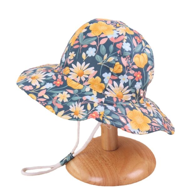 Wholesale Printed Cartoon Animals Kids Cotton Bucket Hat