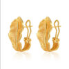 O1CN01dDejkq1EhSTbyR3tS_2210915660383-0-cib Wholesale Brass Plated 18K Real Gold Leaf Vintage Earrings