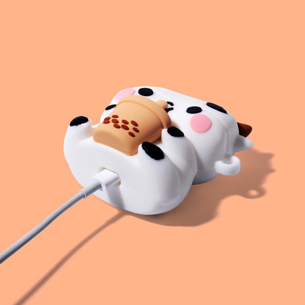 Wholesale of Cute Dairy Cows Airpods Silicone Earphone Case