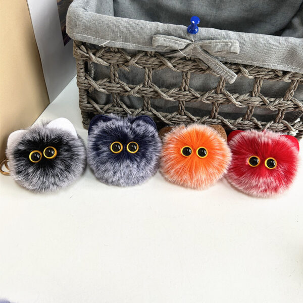 O1CN01dHjzHu1fm28QDewdB_2212485874048-0-cib Wholesale Blush Cat Ball Plush Doll Keychain