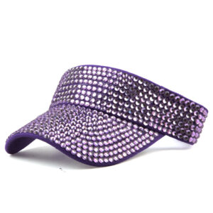 Purple Cap Light purple diamond / Adjustable