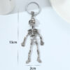 Wholesale Easter gift niche metal decorations skull keychain pendant Halloween pendant holiday small gift