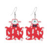 Wholesale Western Cowboy Ghost Halloween Retro Acrylic Earrings OLY-ES-KaiQing003