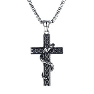 Cross + stainless steel chain