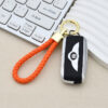 O1CN01dLUK3P1KXHc0x5A3C_2927261173-0-cib Wholesale PU Leather Woven Lanyard Keychain