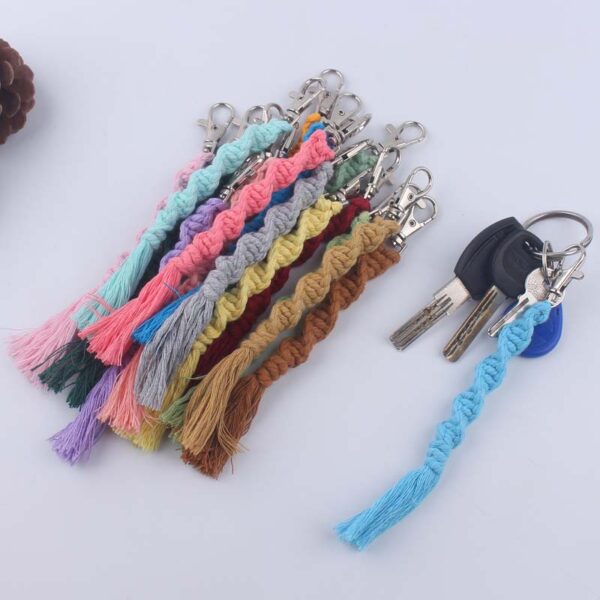 O1CN01dO3m7s1NrNbvxLE0c_2214899881623-0-cib Wholesale Cotton Rope Handwoven Lanyard Keychain