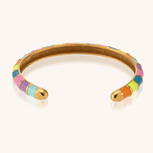 Wholesale Open Stainless Steel Gold Plated Bracelet