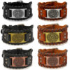 O1CN01dQ4Wpr23CLxO4SWaV_954827219-0-cib Wholesale Pirate Vintage Men's Leather Bracelet