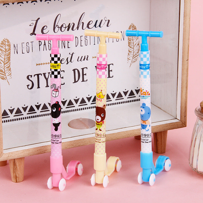 Wholesale Plastic Scooter Cartoon Ballint Pen