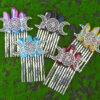 Wholesale Natural Crystal Hair Comb Hair Clips