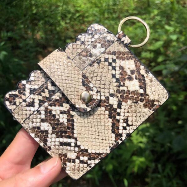 Wholesale PU Card Holder Keychain