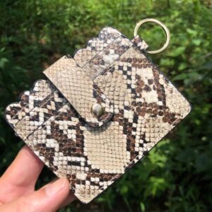 Wholesale PU Card Holder Keychain