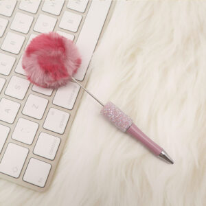 Bullet type 1.0MM black ink / leather pink leopard print