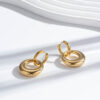 O1CN01dUuzb71myaK8ROAfc_2215911815023-0-cib Wholesale 18K Real Gold Stainless Steel Round Earrings