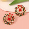 Wholesale Christmas Bell Garland Earrings with Studs