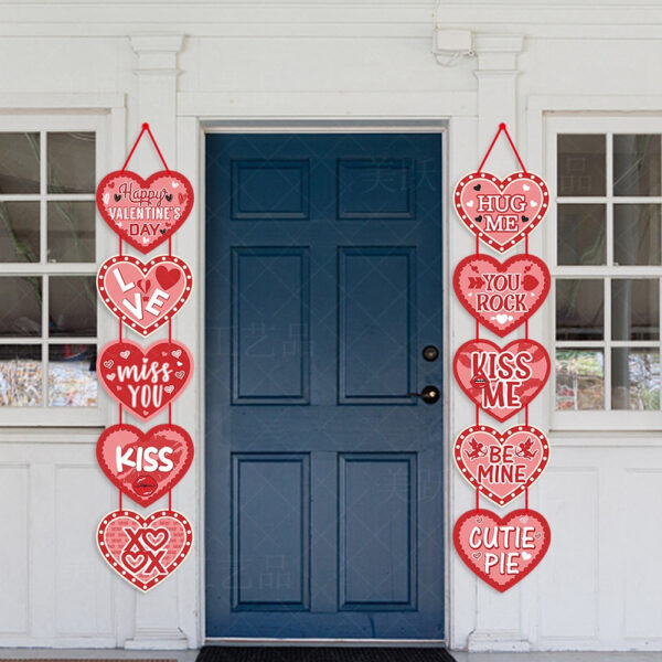 Wholesale Valentine's Day Themed Love Paper Party Decoration Banners