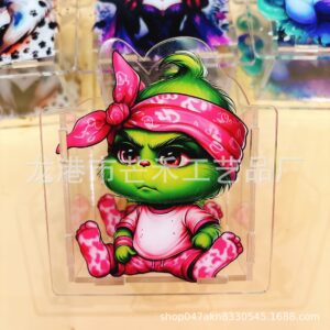 B071-Grinch pen holder
