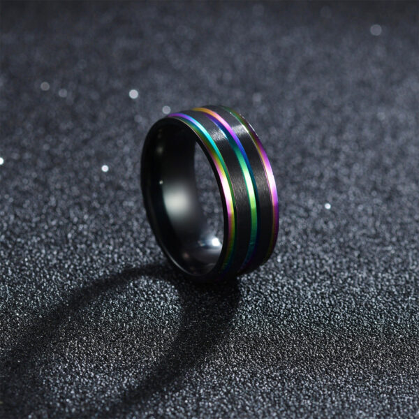 O1CN01dbjE6U25XXqfjQIoZ_2525097536-0-cib Wholesale Stainless Steel Iridescent Men's Rings