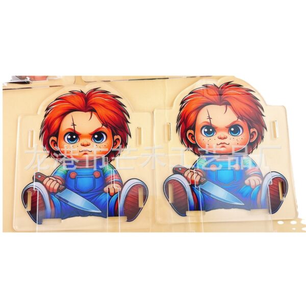 Wholesale 10cm Popular Creative Cartoon DIY Acrylic Pen Holder OLY Exclusive