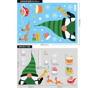 Color electrostatic sticker-BQ056