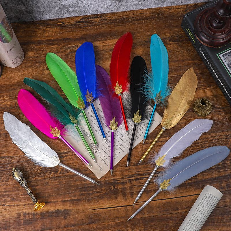 Wholesale Multicolor Feather Pens