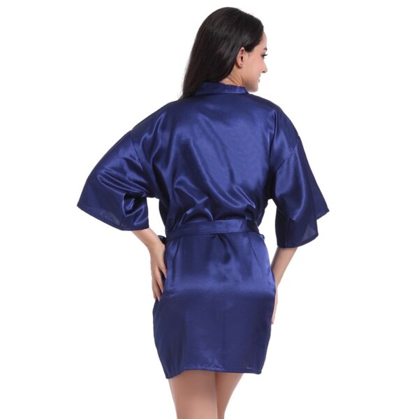 O1CN01dhdaZd22TvaIVsvNO_2214315317122-0-cib Wholesale Solid Color Glossy Short Cardigan Nightgown Bathrobe
