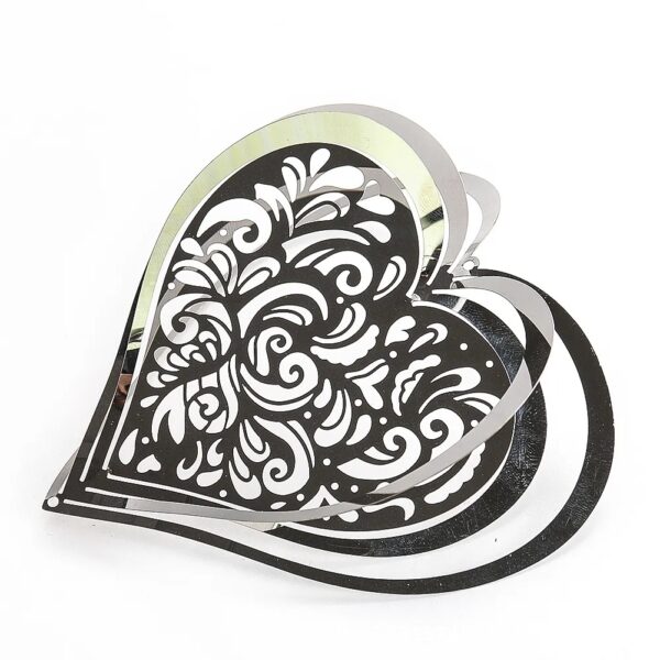 O1CN01djsI341ZeLpuJtFCL_2216867883219-0-cib Wholesale 3D Pulsating Heart-shaped Rotating Stainless Steel Wind Chimes