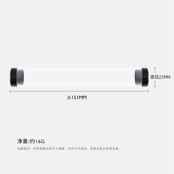 Wholesale Transparent Plastic Cylinder Pen Case