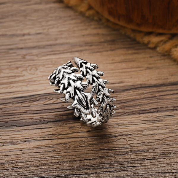 Wholesale Alloy Spine Skull Ring
