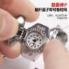 Wholesale Stainless Steel Gem Flower Ring Watch