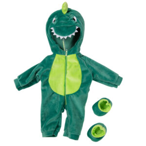 Q18-890 Green Dinosaur Plush Harper / 18 inch American girl doll clothes