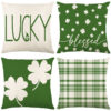 Wholesale of Green St. Patrick's Day Polyester Pillow Covers