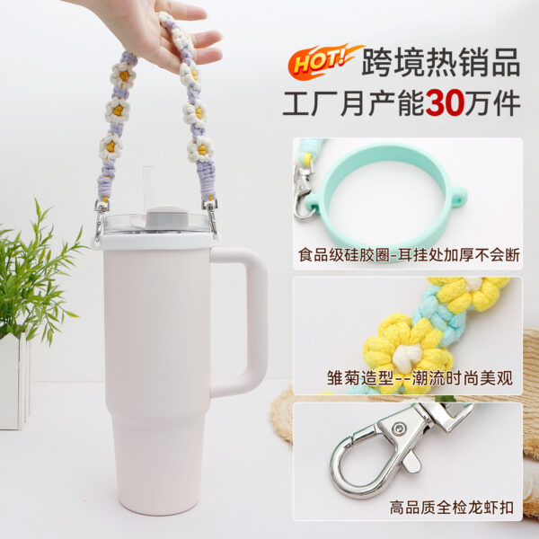 Wholesale Bohemian Pendant Daisy Cute Flower Water Cup Accessories