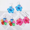 Wholesale Romantic Pastoral Style Flower Stamen Earrings