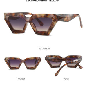 C4. purple hawksbill frame gray tea