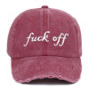 Wholesale Retro Fuck Off Tongue Hat