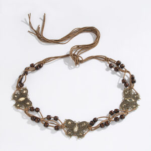 3 yellow butterfly waist rope / 175cm