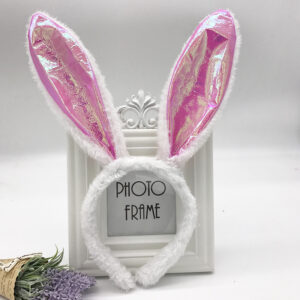 Pink fluorescent rabbit ears