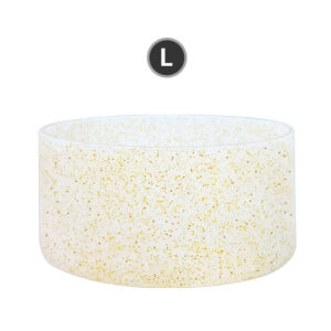 Large Transparent Flash Gold 9CM