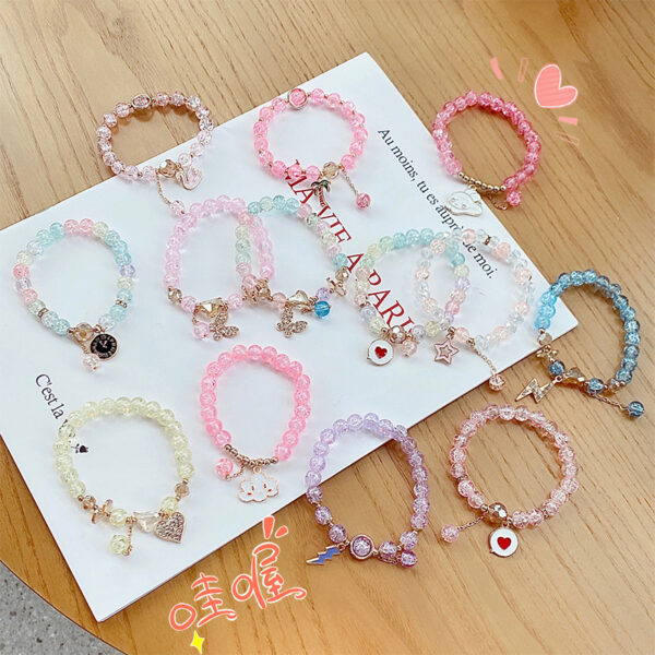 Wholesale Cartoon Glass Beads Bracelet