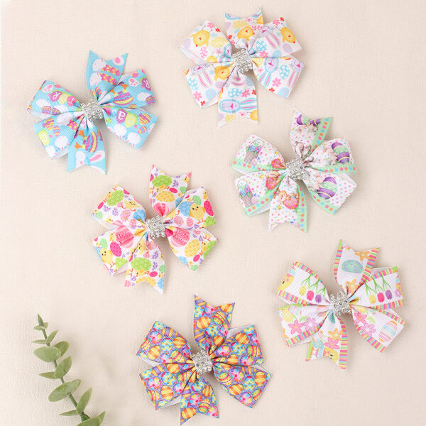 Wholesale Easter Bunny Cloth Hair Scrunchies