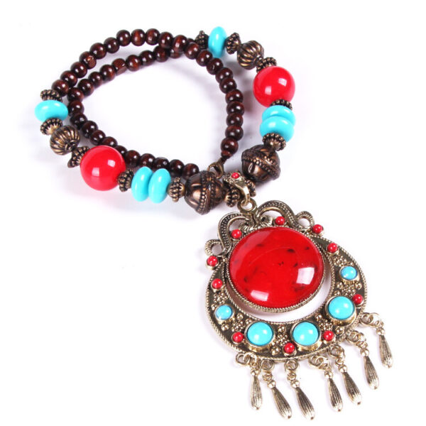 O1CN01e3XNQh22bFmxeG08l_2211214057138-0-cib Wholesale Alloy Boho Style Woven Bead Necklace