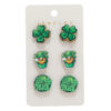Wholesale St. Patrick's Day Wooden Set Earrings
