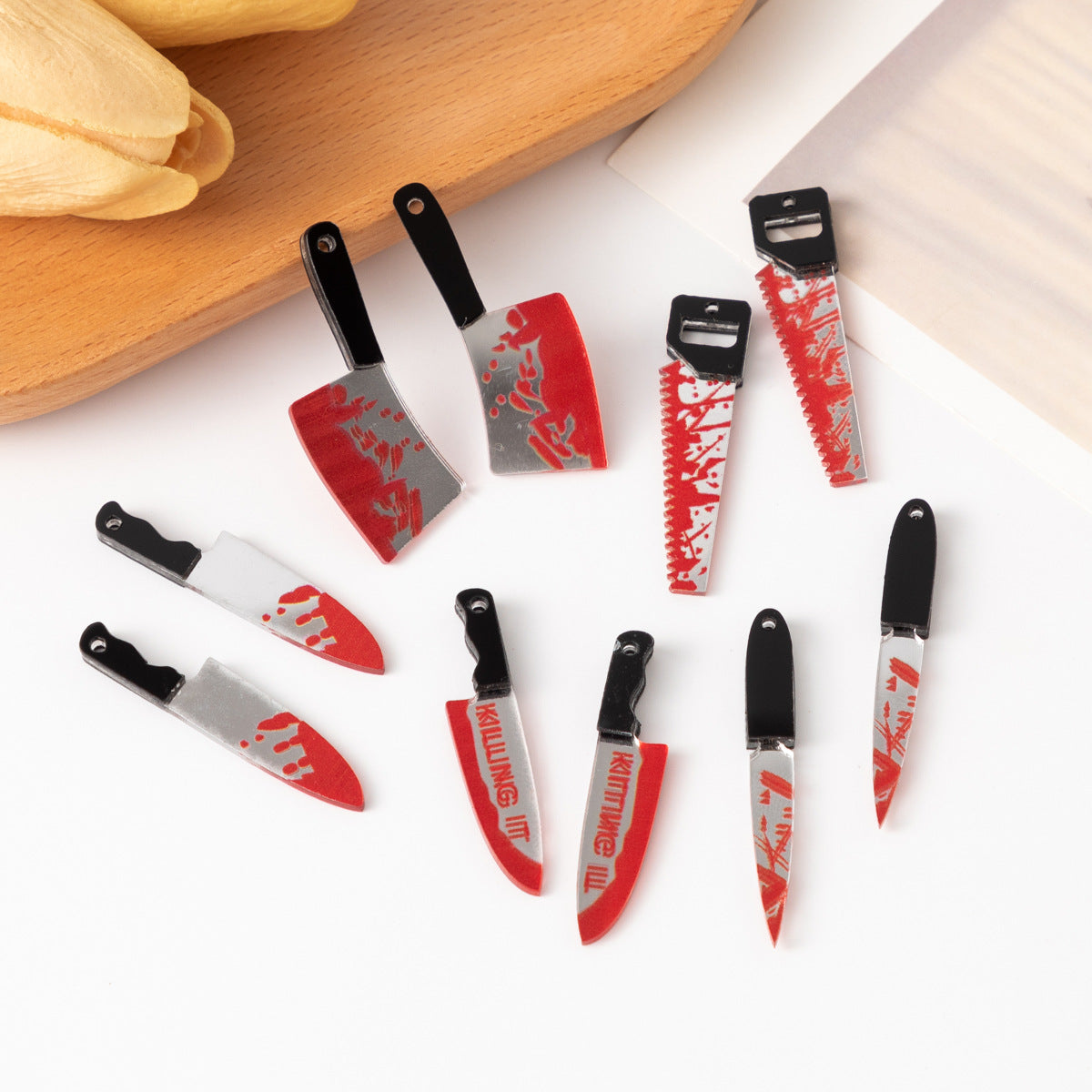 Wholesale Acrylic DIY Kitchen Knife Ft Knife Aessories FlatBack