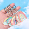 O1CN01e7jwDU2KzDi9pOiO1__2211051639627-0-cib Wholesale Acrylic Rainbow Keychain School Bag Accessories Pendant